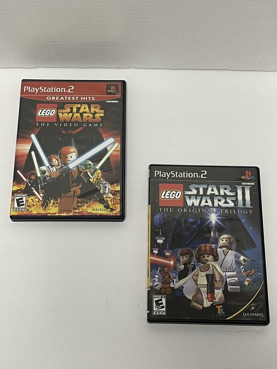 Star Wars Battlefront 2 & Lego Star Wars 2 Video Games ps2 PlayStation