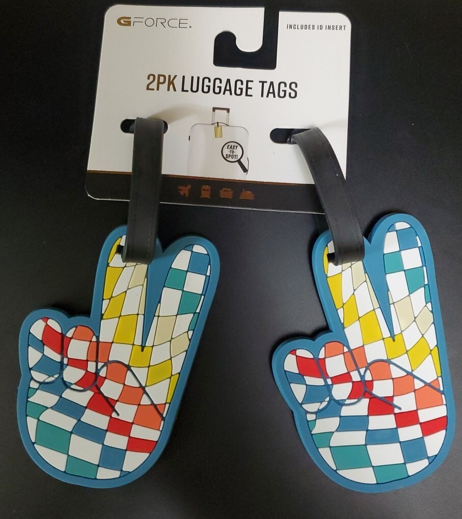 Tags W/id Window "peace" Multicolor New