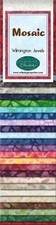 Wilmington Batiks Colorglow 801 25 801 Mini Jewels Mosaic 2 1/2" Strips