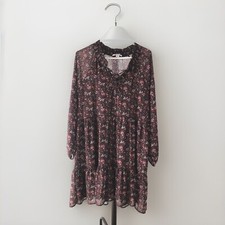 American Eagle Floral Print Midi Dress Size Large