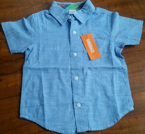 Gymboree Boy's Short Sleeve Button up Woven Dress Pants NEW Tags Attached 2T $60 - Picture 5 of 6