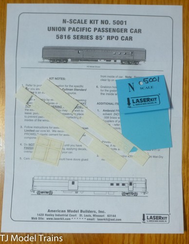 Lados de auto American Model Builders #5001 para: auto de paso arriba serie 5816 85' RPO | Zustand: New