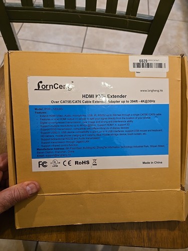 4K HDMI KVM Extender Over Cat5e/Cat6 Cable Extender Adapter up to 394ft New - Picture 15 of 15