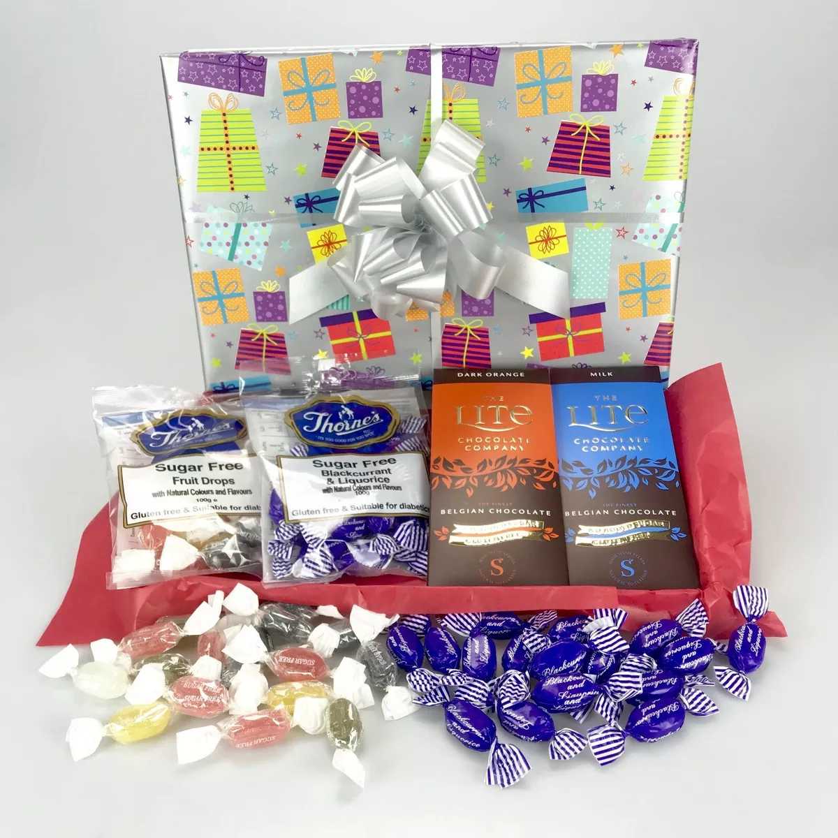 Sugar Free Sweets Chocolate Hamper Birthday Diabetic Valentines Mothers day