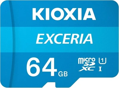 Kioxia Exceria UHS-I Class 10 Memory 100 Mo/s Micro SDXC Card 64 Go JPN - Photo 1/4