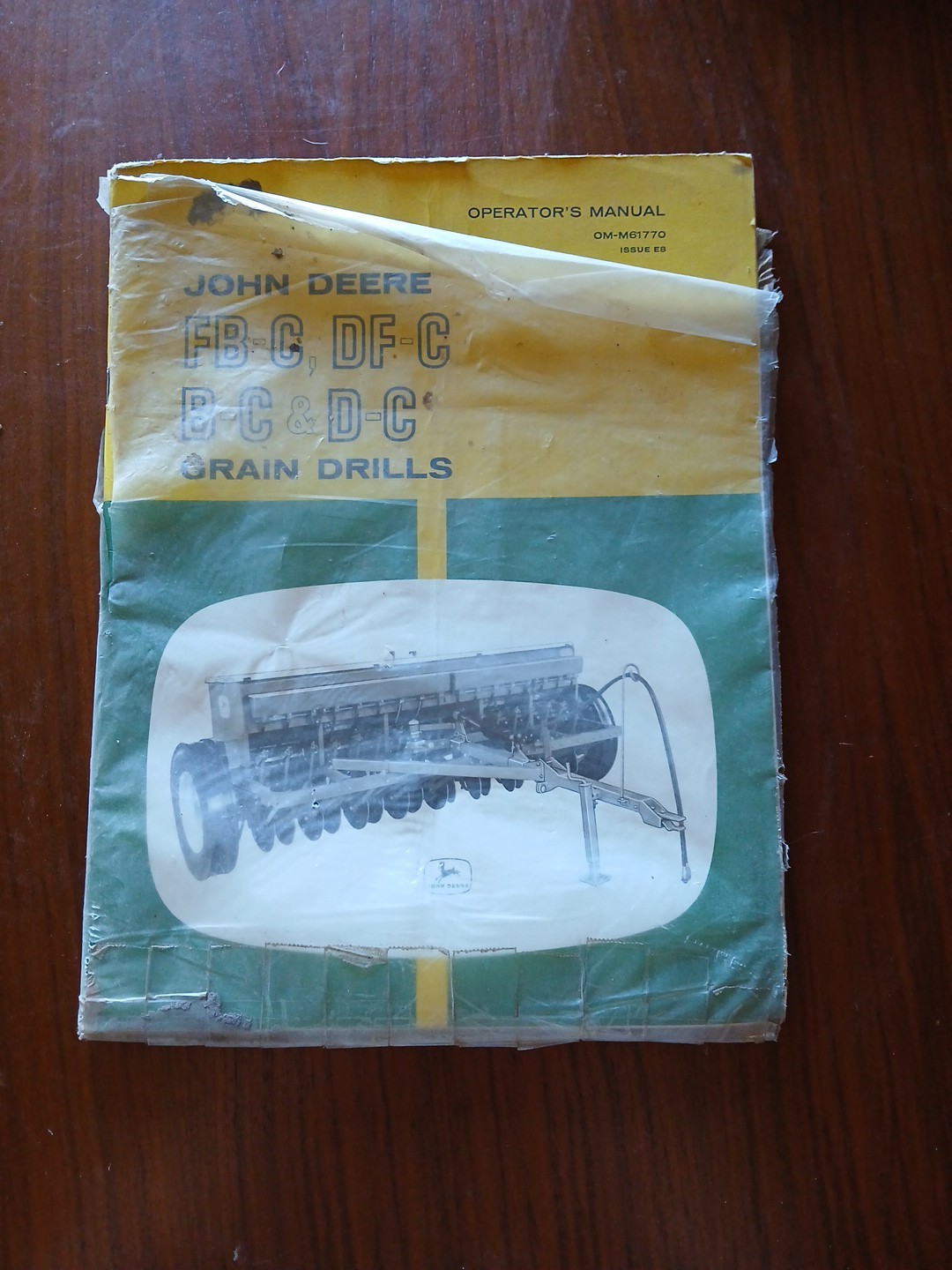 John Deere Model FB-C DF-C B-C and D-C Grain Drill Operators