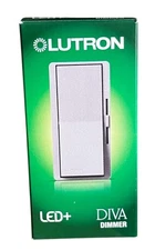 Lutron DIVA LED+ Dimmer Switch 150W Gray DVCL-163PR