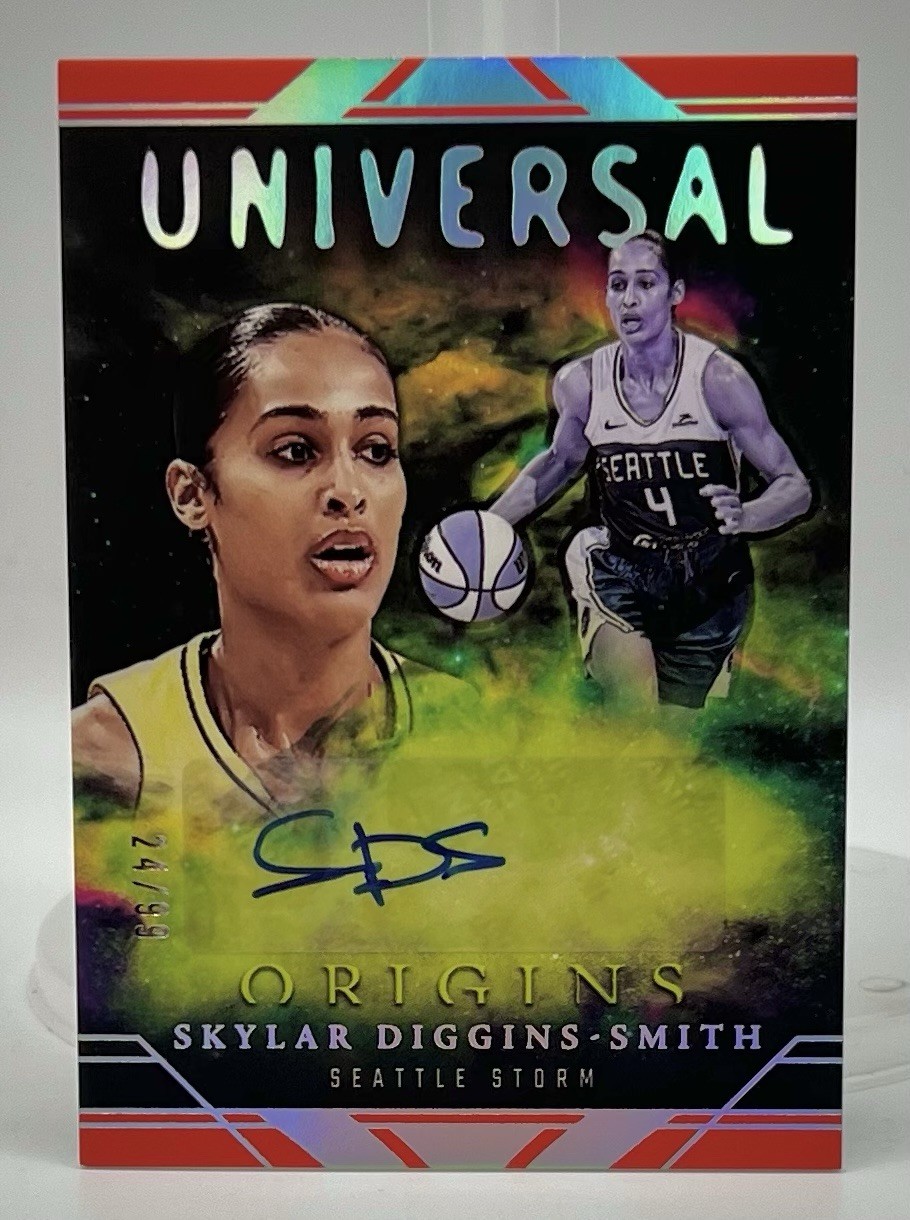 2024 Origins WNBA Universal #UA-SDS Skylar Diggins-Smith, Red Auto /99, NM+