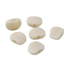 Vintage Tuner Knobs for Guitar Replacement, Set of 6, Grained Ivoroid Tuner