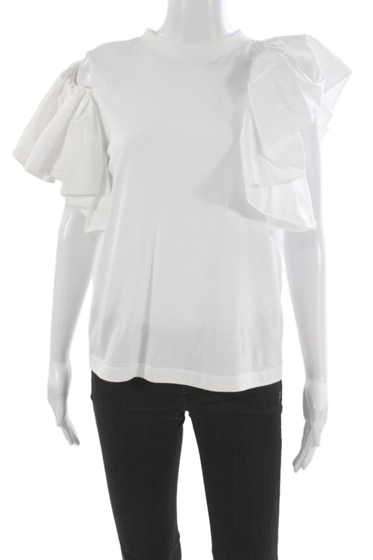 Alexander McQueen Womens Short Sleeve Top Size 38