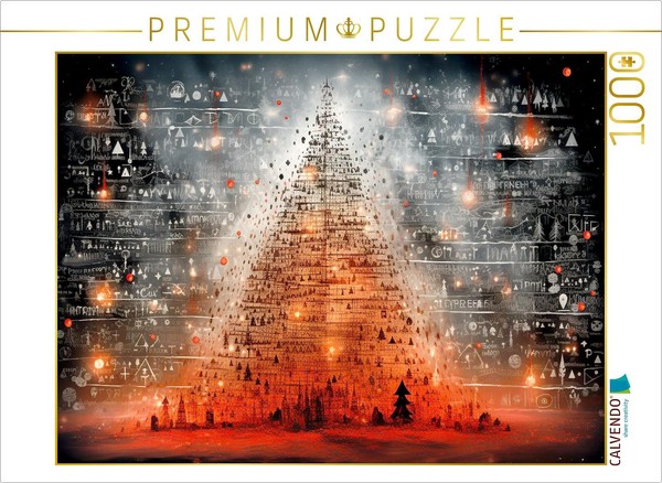 Calvendo Puzzle Christmas Tree | 1000 Pieces, Finished Size 25.2 × 18.9 In (64 ×-image