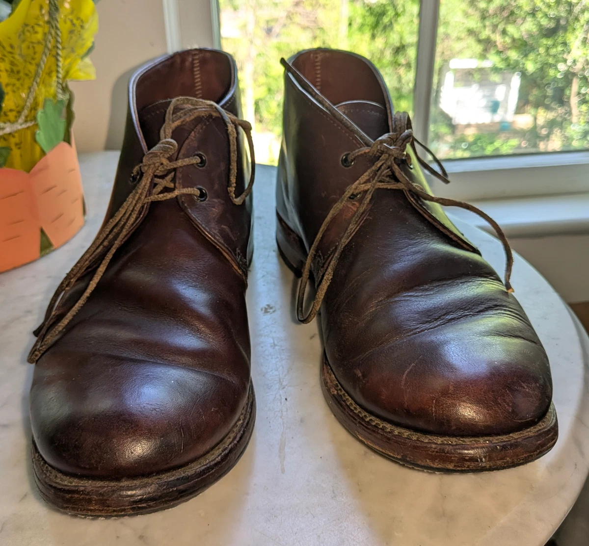 Red Wing 男系带靴，鞋面皮革| eBay