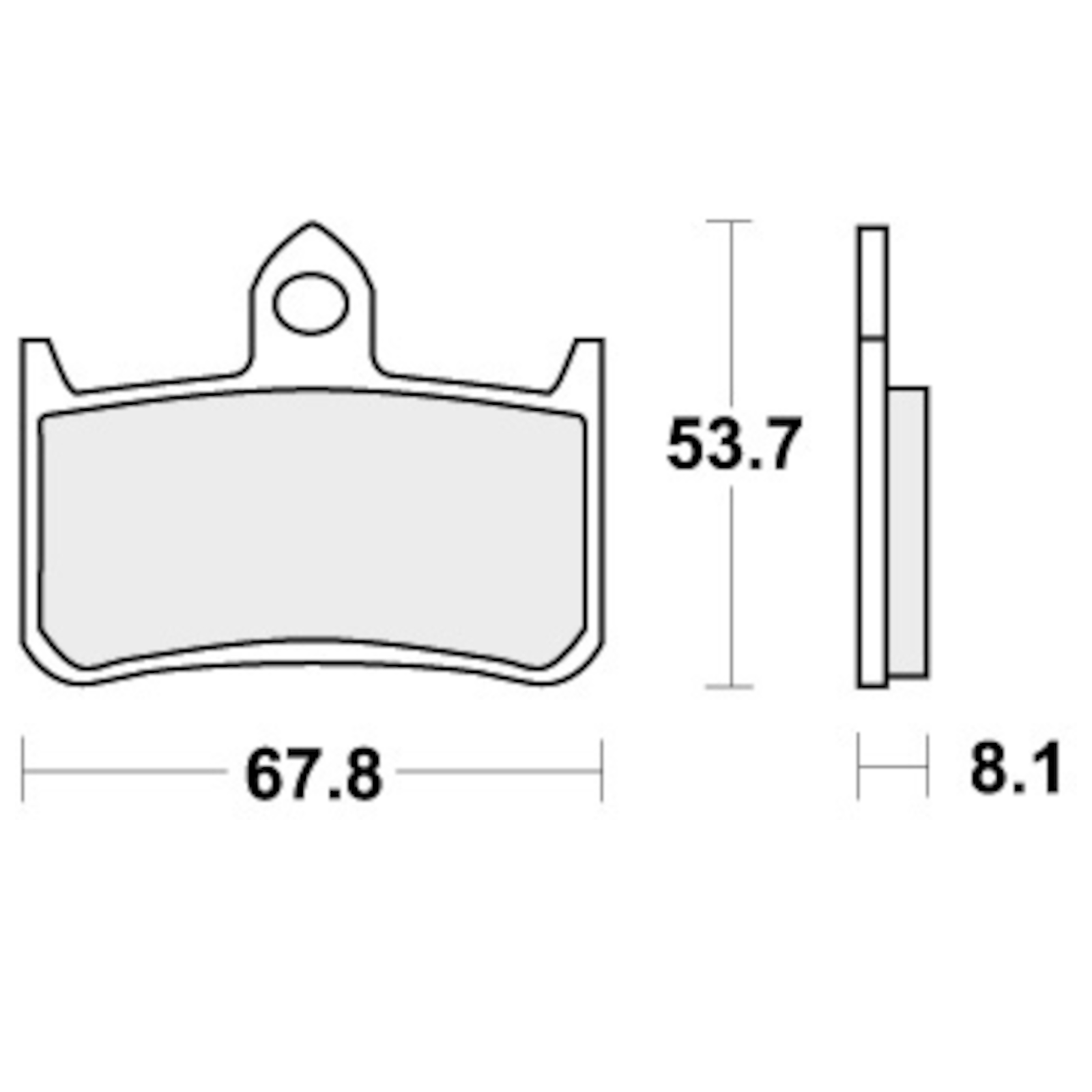 SBS 622DCC BRAKE PADS ORGANIC RACING