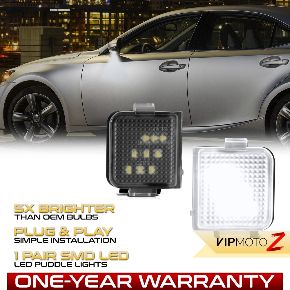 Side View Mirror LED Puddle Light For 2014-2018 Lexus IS 15-18