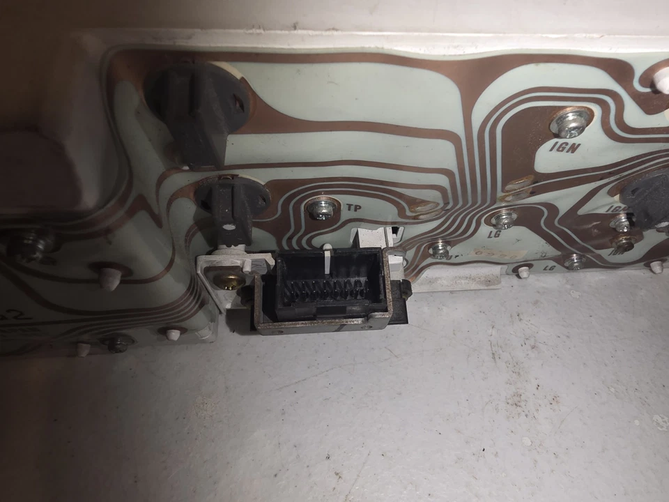 Jeep Cherokee 1991-1996 velocímetro calibre 6 racimo fabricante original sin probar 211 k millas Foto 3 de 4