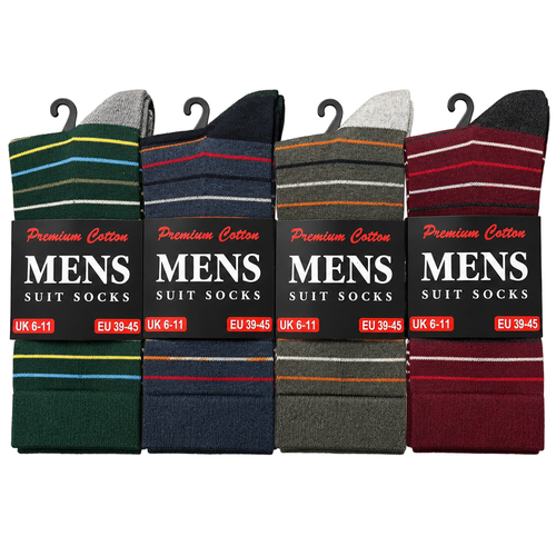 Mens Adults Socks 6/12 Pairs Work Dress Cotton Mix Designer Sock Size UK 6–11 - Picture 19 of 28