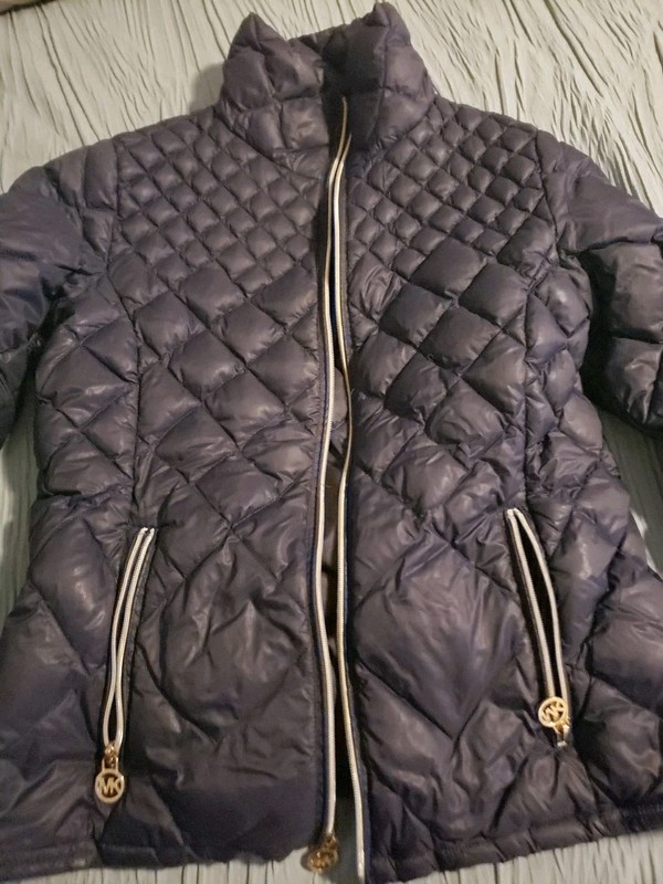 Michael Kohrs Packable Down Girls Medium Dark Navy Blue