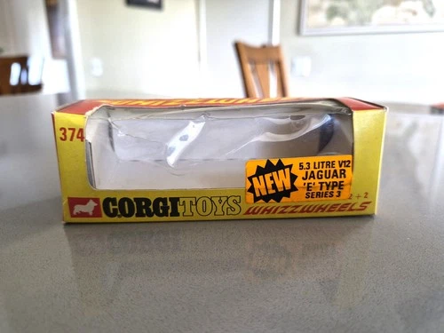Corgi Toys# 374 Jaguar E Type 2+2 Original Empty Box.