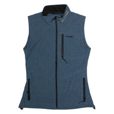 WRANGLER Alberta Premium Damen Shell Gilet Blau Größe M