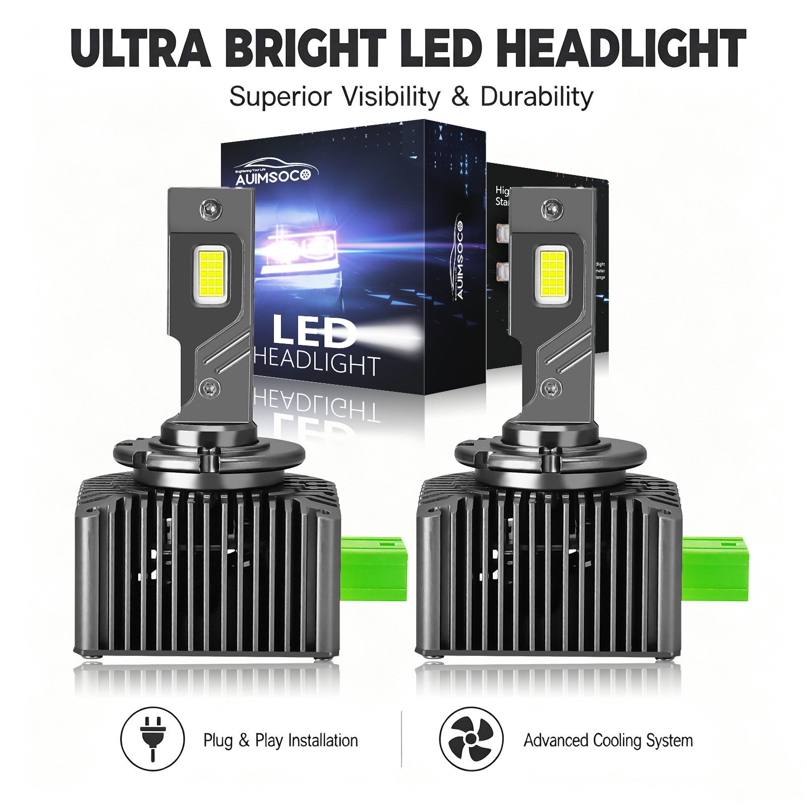 Bentley Mulsanne Speed 2011-2019 Low/high beam headlights 2 pcs
