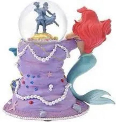 Disney Little Mermaid Snow Globe 30th Anniversary Limited Edition Rare - Picture 6 of 6