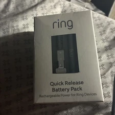 Ring Video Doorbell Quick Release Rechargeable Battery New Sealed
