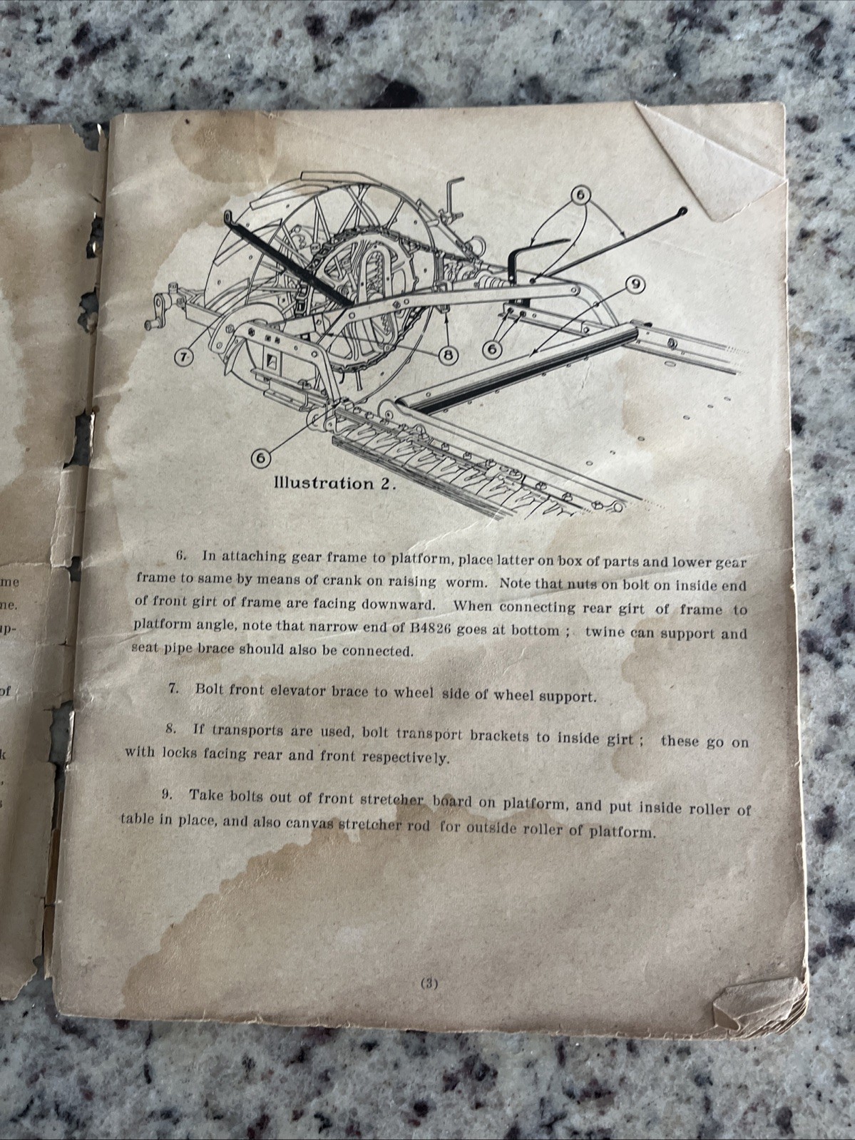 Antique IH McCormick-Deering Horse Drawn No6 & 6A Corn Binders Owners Guide Book