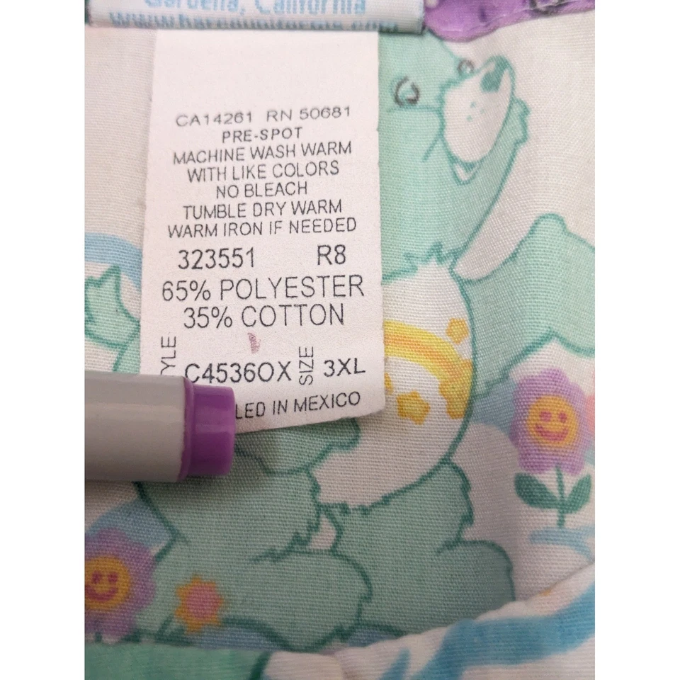 Blusa Médica Care Bears Barco Uniforms Para Mujer 3XL Dibujos Animados Foto 2 de 4