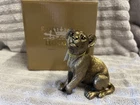 Leonardo Bronze Reflections Lion Cub Figurine Boxed Gift Animal Lover Decor