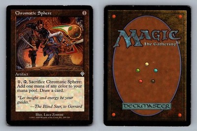 Chromatic Sphere #299 Invasion Magic: The Gathering MTG - MP