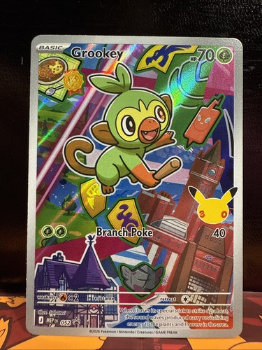 Grookey 052 Me: Mega Evolution Promo Holo Lp Black Star