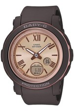 Unused CASIO BABY-G BGA-290-5AJF Brown Analog Digital Women's Watch in Box