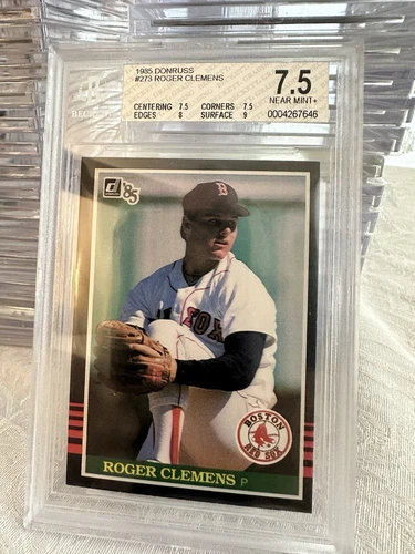 1985 Donruss Roger Clemens Rookie #273 BGS 7.5 Baseball