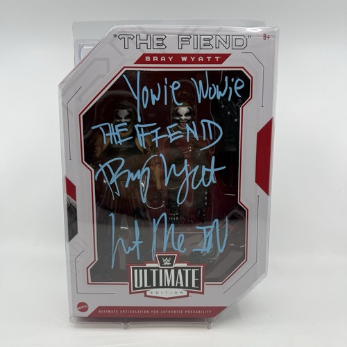 WWE Ultimate Edition Bray Wyatt Autographed Triple Inscribed Signed Figure JSA