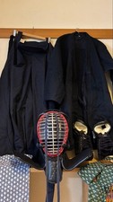 Kendo Armor Set, Black, Size Measured