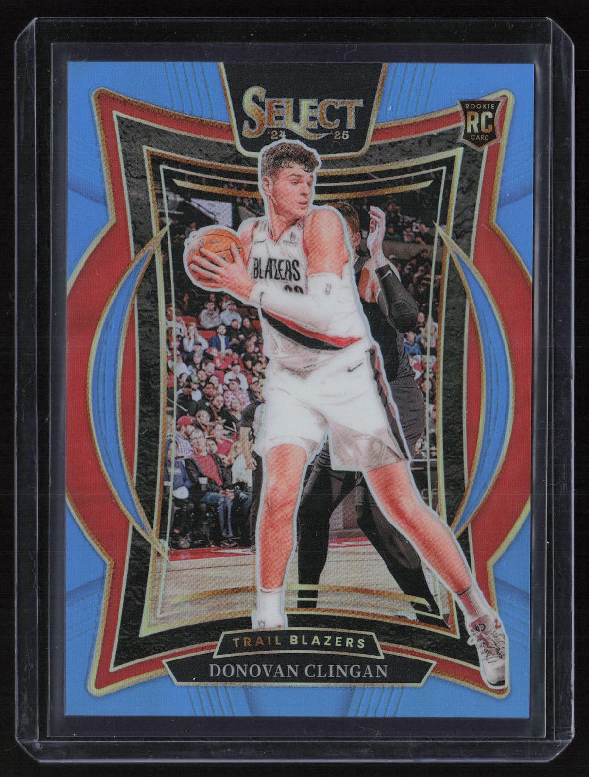 2024-25 Panini Select #69 Donovan Clingan Light Blue Prizm #/299