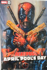 🔥DEADPOOL April Pool's Day #1 Johnny Desjardins EXCLUSIVE TRADE • NEW🔥