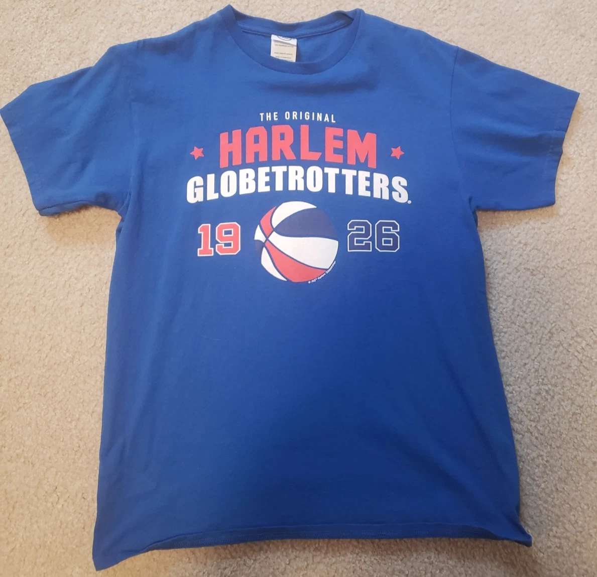Maillot Harlem Globetrotters Basketball Hi-Lite #4 homme M signé par