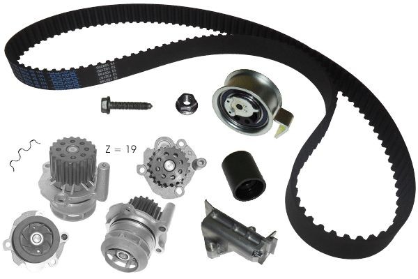 2x ✅Fits DOLZ KD037 A CPL. + WATER PUMP AUDI A6, VW BORA 1.9 TDI 12. ⭐UK Seller⭐
