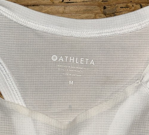Athleta Tanktop Damen Größe M offen Seitenschlitz GC - Bild 5 von 6