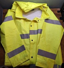 Tingley High Visibility Hooded Rain Jacket, Adult Small
