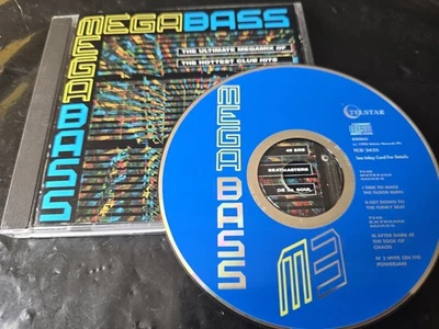 MEGABASS 1 (1990) CD: I ONE HOUSE BLACK BOX BOMB THE BASS MIXES NR MINT - Image 1 of 2