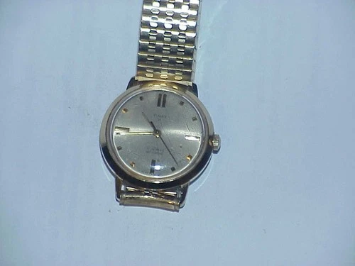 Vintage Timex 21 21 Jewels Automatic Mens Wristwatch That DOES Work