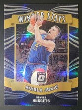 Nikola Jokic 2023-24 Donruss Optic WINNER STAYS HOLO PRIZM Insert Card (no.6)