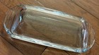 Clear Glass Rectangle Covered Dish w/ Lid Included, Glossy Finish 7x4x3 in — photo 1