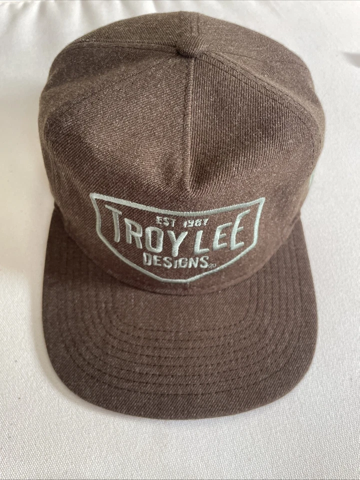 Troy Lee Bicicleta Moto Race Shop California | OSFM | NUEVO Marrón Ajustable Foto 2 de 4