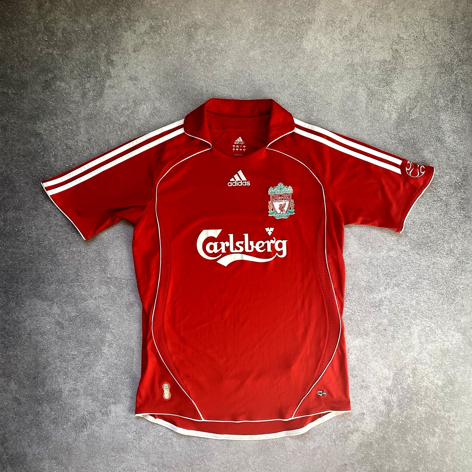 LIVERPOOL 2006-2008 HOME FOOTBALL SHIRT JERSEY ADIDAS VINTAGE SIZE S