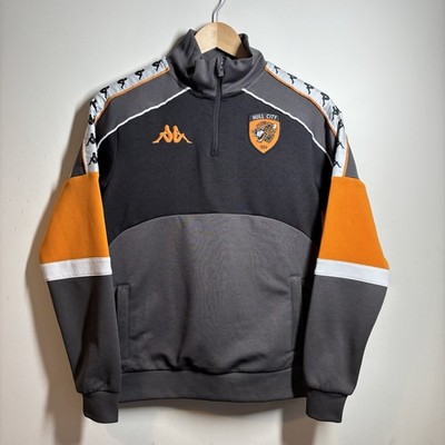 Kappa Hull City Mens Kempton Football Tracksuit Top 1/4 Zip Size Small