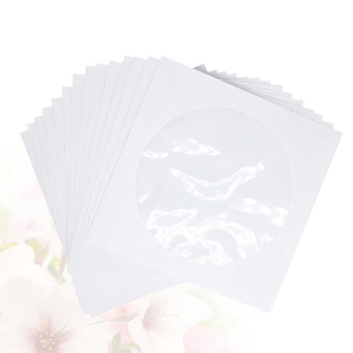 100 Pcs CD Storage Holder Pouches Pour Transparent - 第 9/11 張圖片