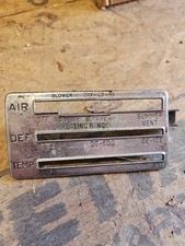 1953 1954 Chevrolet Belair 210 Interior Dash Panel Heater Control Lever Trim 1953 1954 Chevrolet Belair 210 Interior Dash Panel Heater Control Lever Trim